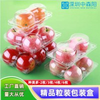 深圳中森阳食品包装厂生鲜包装厂 透明包装盒连体盒可定制